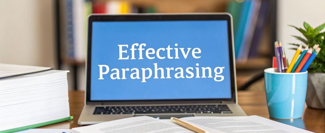 How to Paraphrase Effectively: A Step-by-Step Guide to Master Academic Rewriting