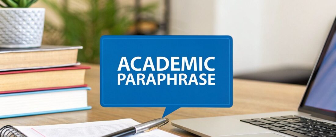 Top Academic Paraphrasing Tool for Papers