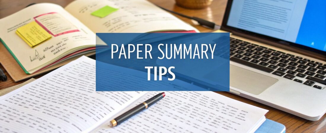 How to Write a Research Paper Summary: Easy Tips & Tricks